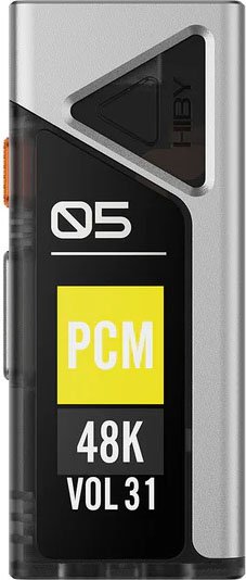 

Портативный усилитель HiBy FC5 (с дисплеем, черный/серебристый)