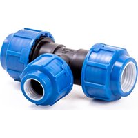 Фитинг Lammin Тройник переходной для ПЭ труб 63х50х63