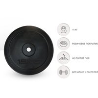 Диск Unixfit d25мм DU15000RUB 15 кг