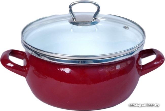 Кастрюля Omelia 1-2450111 (бордовый)