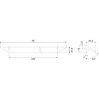Ручка мебельная Boyard Rick RS157BSG.3/320