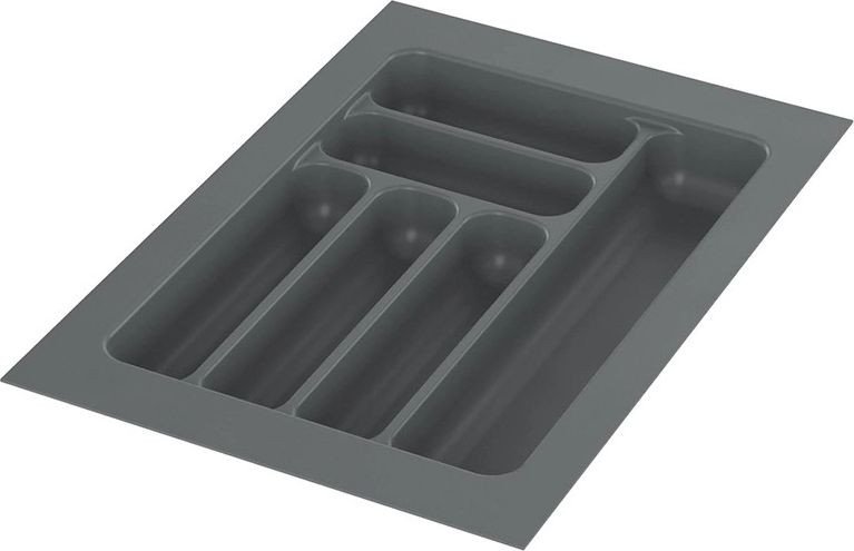 Лоток для столовых приборов Starax S-2283-G (серый)