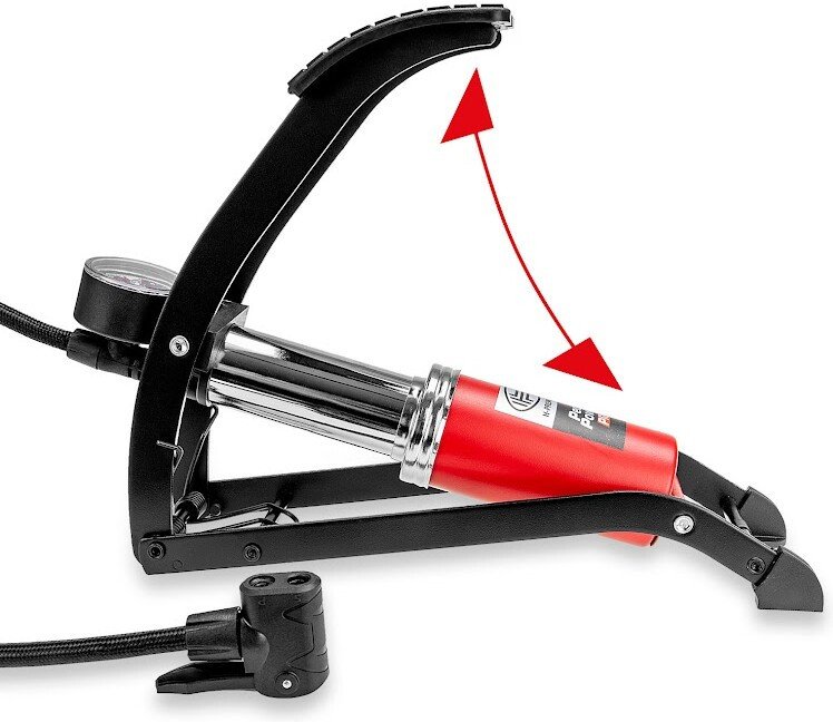 Насос ножной велосипедный Heyner PedalPower PRO + Tasche