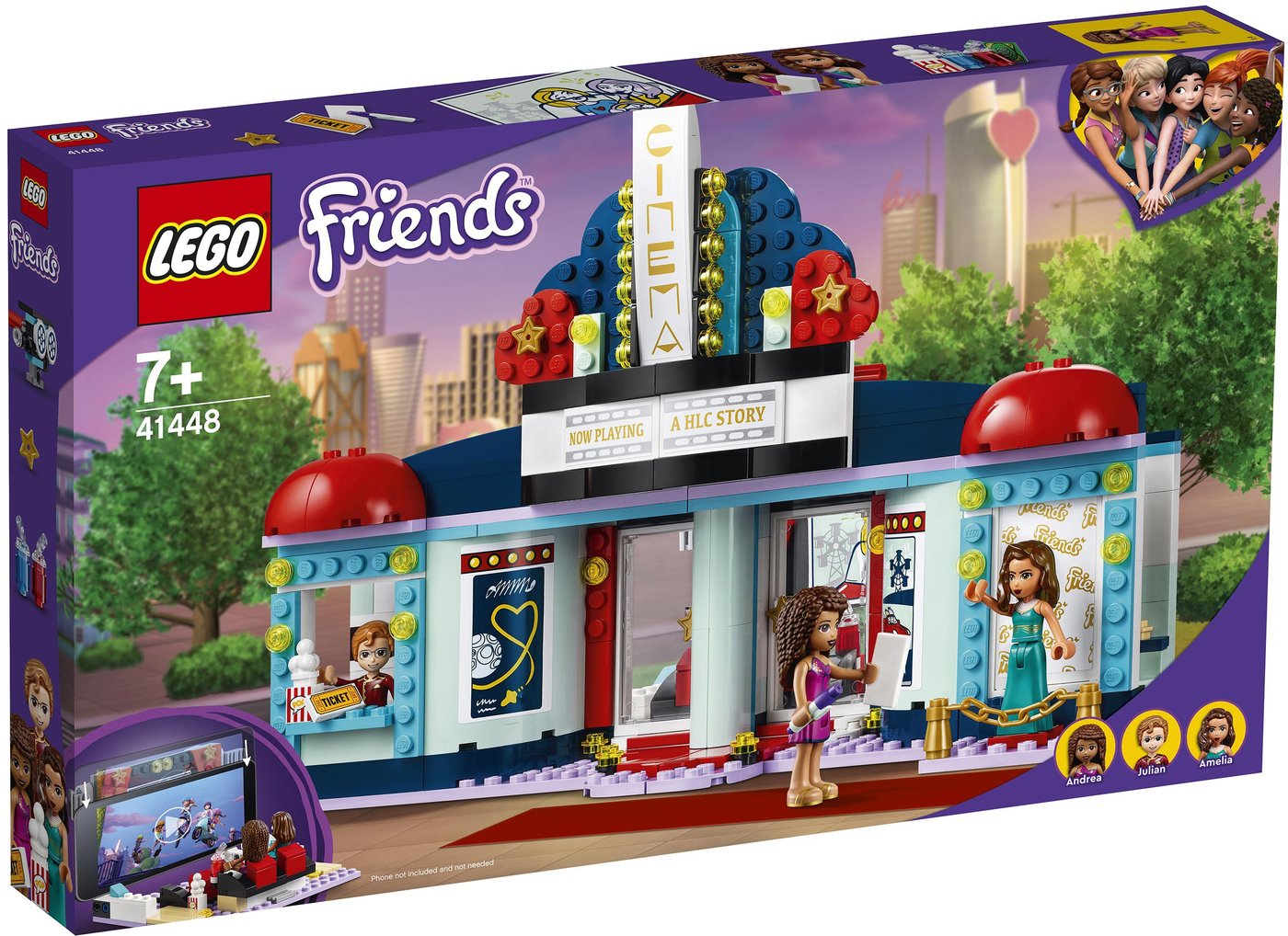 

Конструктор LEGO Friends 41448 Кинотеатр Хартлейк-Сити