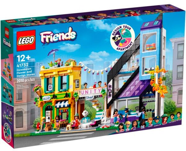 

Конструктор LEGO Friends 41732 Магазины цветов и дизайна