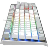Клавиатура A4Tech Fstyler FS100 Neon (серебристый/серый)