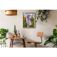 Картина по номерам ФРЕЯ Аниме-девочка в подсолнухах PNB/PM-110