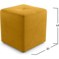 Пуфик Mio Tesoro 133 (горчичный Happy 560)