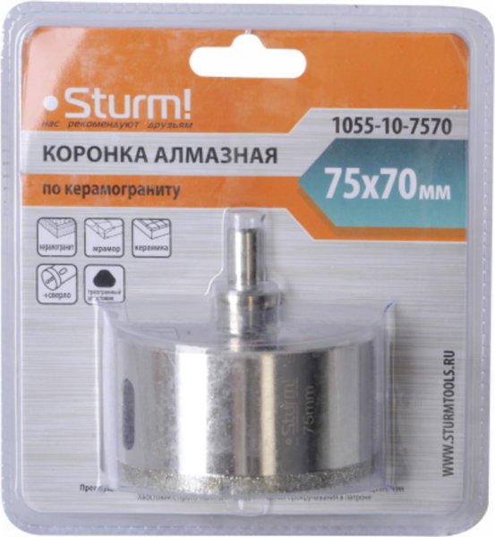 

Коронка Sturm 1055-10-7570