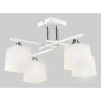 Люстра средней высоты Aitin Pro НПБ 02-4x60-101 N5985/4 (белый/хром)