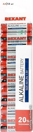 Батарейка Rexant AA 12 шт 30-1026