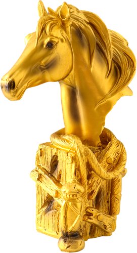 Статуэтка Sima-Land Бюст. Золотой конь с фонарем 10869658