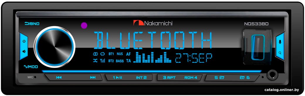 USB-магнитола Nakamichi NQ533BD