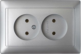 

Розетка Bylectrica Стиль РС16-307 (серебристый)
