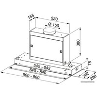 Кухонная вытяжка Franke FMPOS 608 BI X 110.0392.877