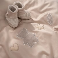 Детский комплект постельного белья Perina Teddy Sateen Collection ТДСК6-01.12 (песочный)