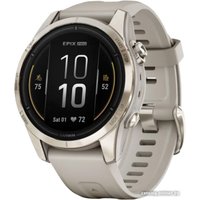 Умные часы Garmin Epix Pro Gen 2 Sapphire 42 мм (мягкое золото/песок)