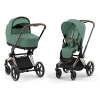 Универсальная коляска Cybex Priam IV (2 в 1, Leaf Green/Rose Gold)