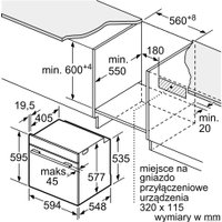 Электрический духовой шкаф Bosch Serie 8 HBG7361B1
