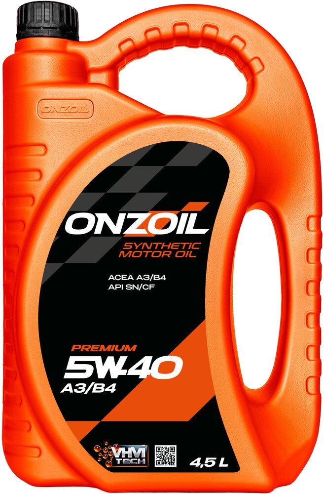 Моторное масло ONZOIL Premium 5W-40 A3/B4 4.5л