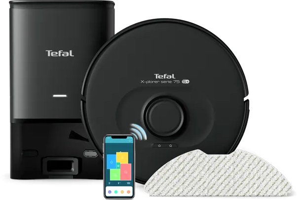 

Робот-пылесос Tefal X-plorer Serie 75 S+ RG8595WH
