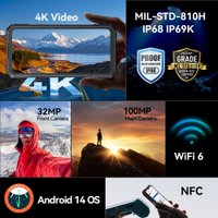 Смартфон Cubot KingKong X 12GB/256GB (черный)