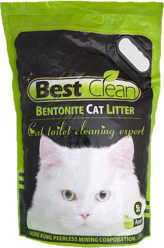 Наполнитель для туалета Best Clean с ароматом зеленого яблока 5 л