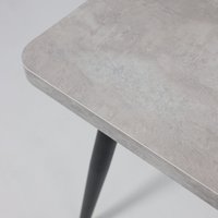 Кухонный стол Мамадома Borg radial-120 раздвижной 120-160х80 (серый сланец/черный)