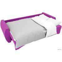 Диван Лига диванов Сатурн 101027 (микровельвет, фиолетовый)