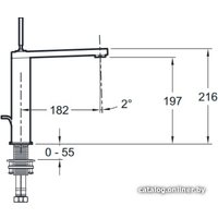 Смеситель Jacob Delafon Composed E73053-TT