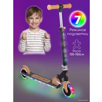 Двухколесный детский самокат Amarobaby Energy AB23-27ENE/0912 (черный/коричневый)