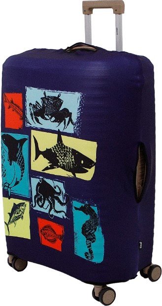 

Чехол для чемодана Grott 338-24FY0103-L-DCL (синий)