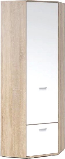 

Шкаф распашной Империал Виола угловой (дуб сонома/белый)