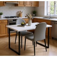 Кухонный стол Mio Tesoro Tako Lite 100x60 (белый/черный)