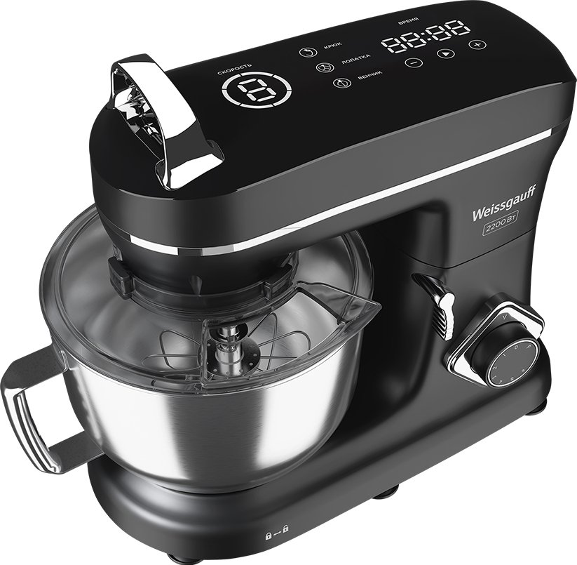 

Планетарный миксер Weissgauff WSM 226 PDB Touch Screen Pro