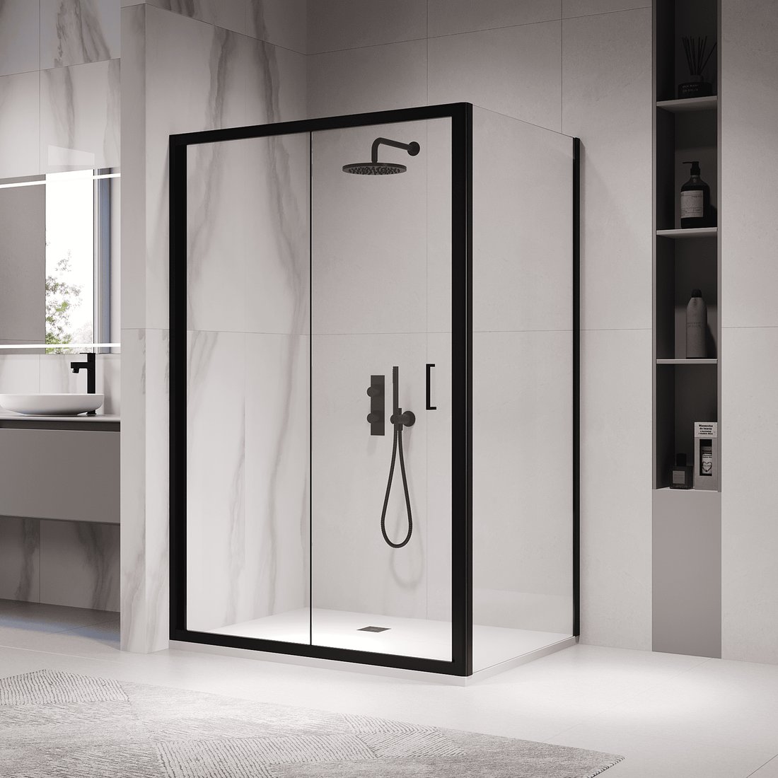 

Душевой уголок RGW PA-142B (PA-21B + Z-050-5B) 060814290-14