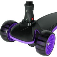 Трехколесный самокат Novatrack Rainbow 120 120BB.RAINBOW.BVT25 (черный/фиолетовый)