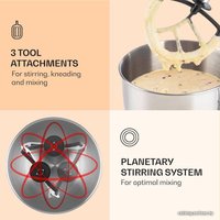 Планетарный миксер Klarstein Bella (черный)