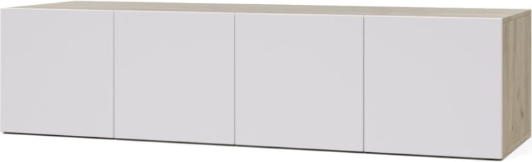 

Шкаф распашной Modern Челси Ч84 (серый дуб/белый)