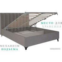 Кровать Боринское Мебель Венеция с ПМ 160x200 (Civilia 26 металик)