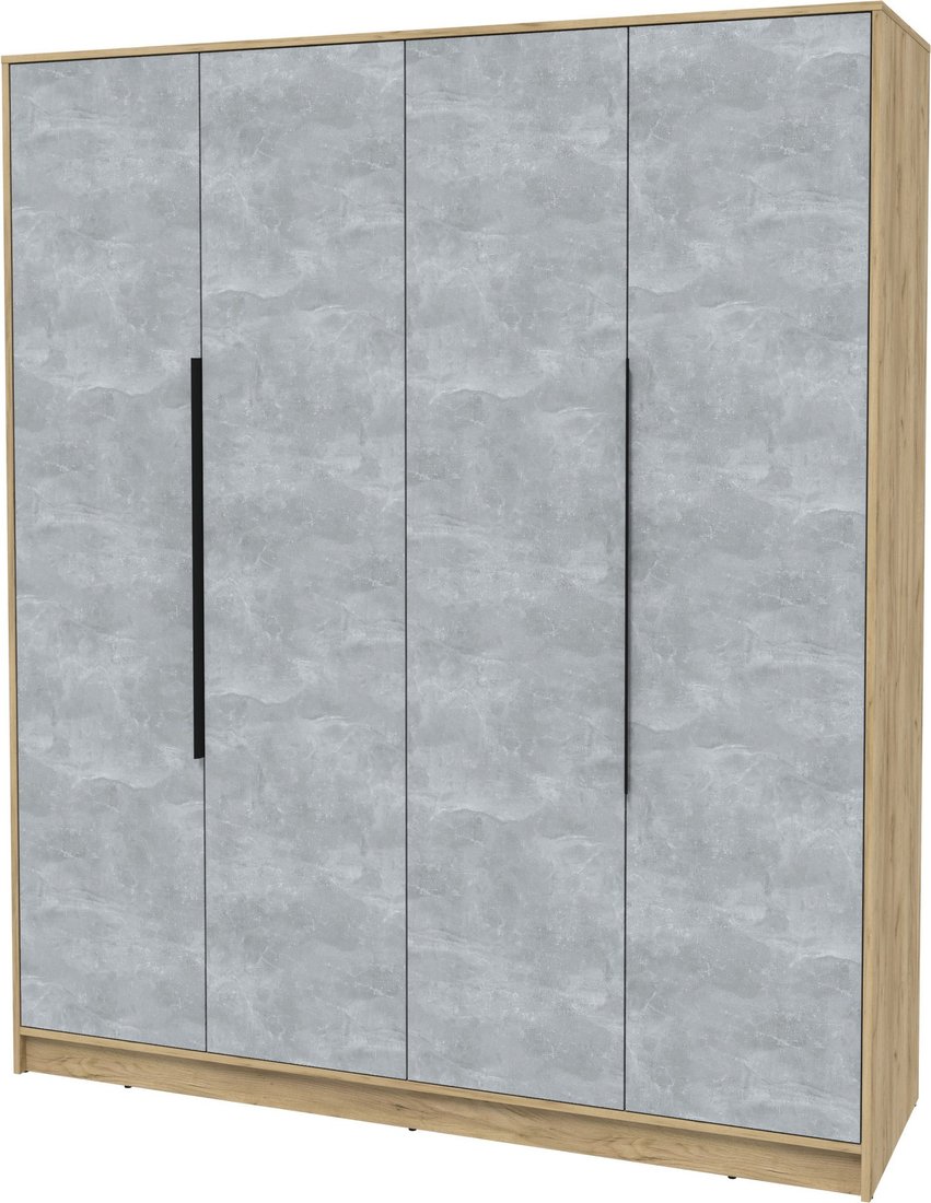 

Шкаф распашной Интерлиния Концепт КТ-Ш4 (бетон/дуб золотой)