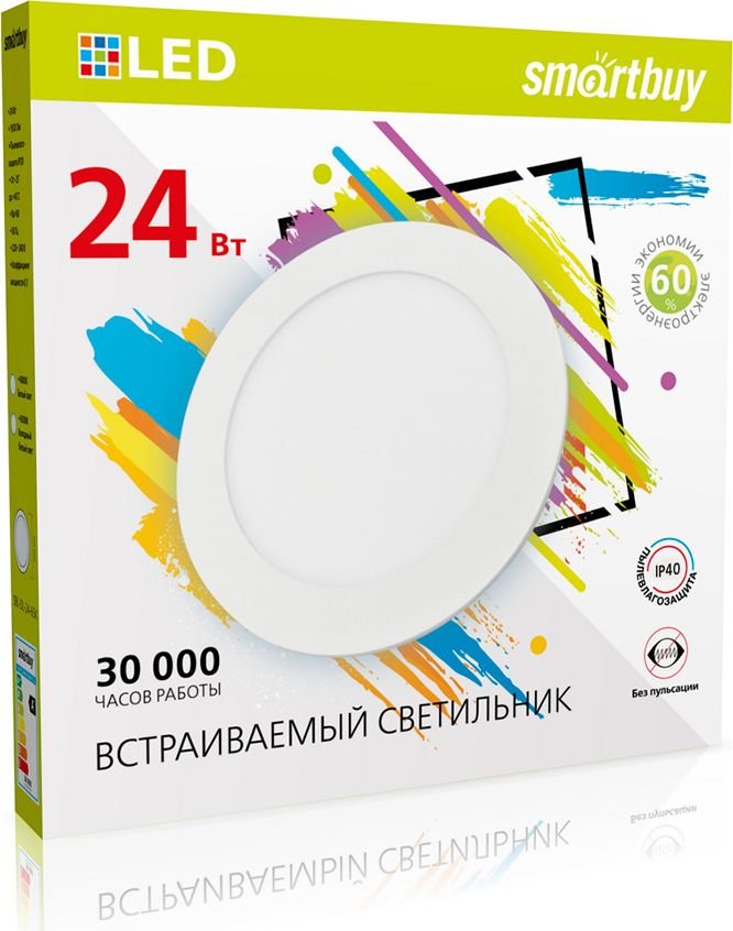 

Точечный светильник SmartBuy SBL-DL-24-65K