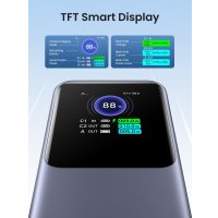 Внешний аккумулятор Ugreen PB721 20000mAh (серый) + брендированный брелок Ugreen