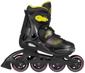 Роликовые коньки PlayLife Joker Yellow (р. 28-31, черный/желтый)
