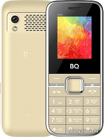 Кнопочный телефон BQ BQ-1868 Art+ (бежевый)