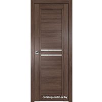 Межкомнатная дверь ProfilDoors 2.75XN R 80x200 (салинас темный, стекло белый триплекс)