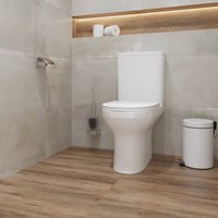 Унитаз напольный Lauter W246 2110246 + гигиенический душ Sano 21LT1292BM (горизонтальный выпуск)