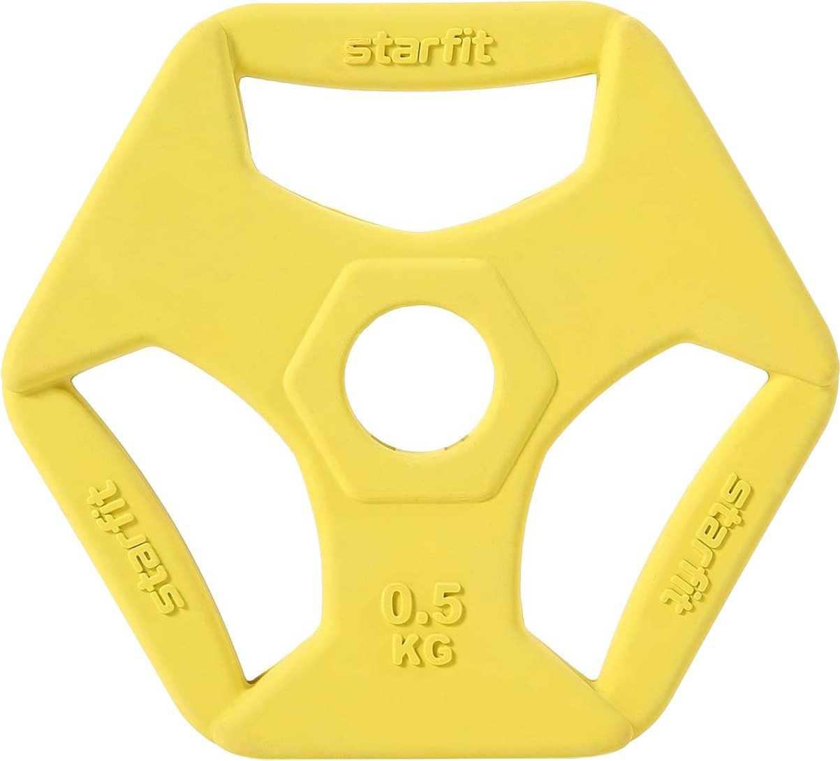 

Диск Starfit BB-205 0.5 кг (желтый)