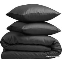 Евро комплект постельного белья GoodNight Essential Евро 400384 (черный)