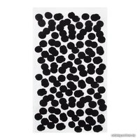 Полотенце Доляна Горох 5423102 (белый/черный)